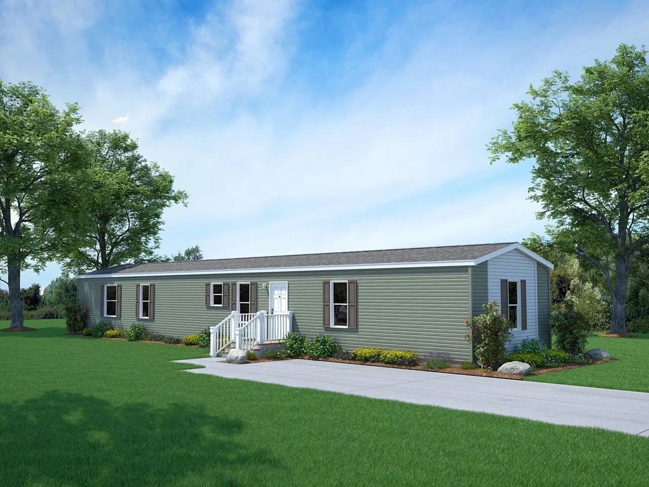 Cumberland hero, elevation, and exterior home features