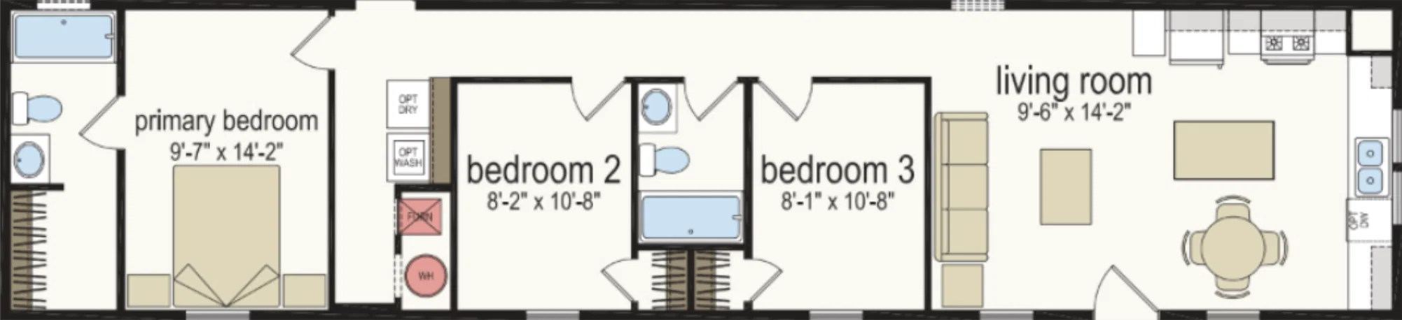 Hickman hero and floor plan home features