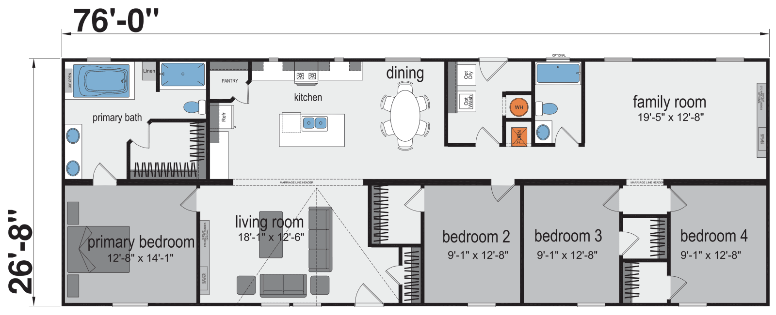 Flagstone floor plan home features