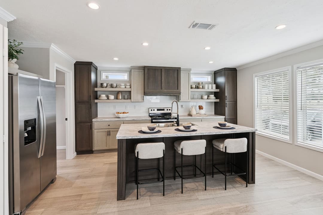 Driftwood kitchen home features