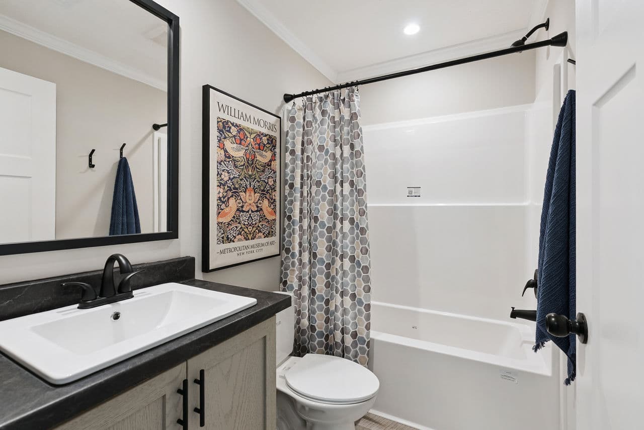 Driftwood bathroom home features