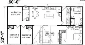 Keystone floor plan home features